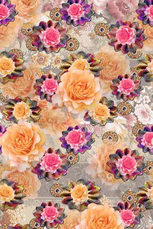 colorfull印花花型图片