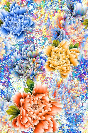女装印花花型图片