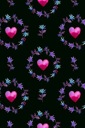 少女印花花型图片
