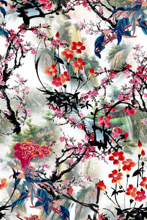 创意印花花型图片
