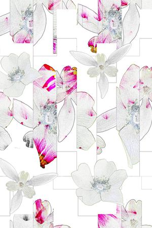 花卉印花花型图片