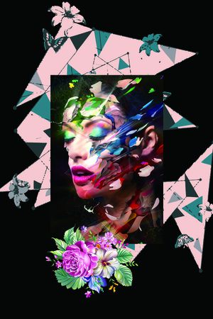 淑女印花花型图片