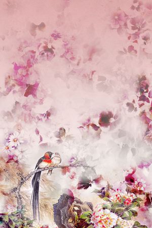 定位花印花花型图片