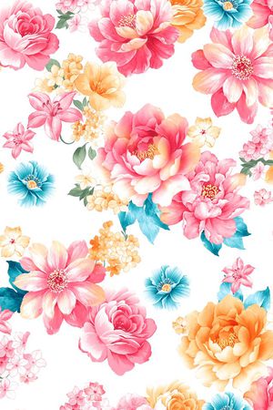 花朵印花花型图片
