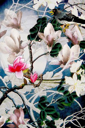 定位花印花花型图片