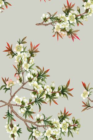 花卉印花花型图片