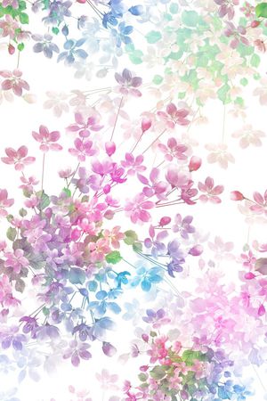 色彩印花花型图片