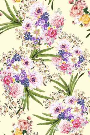 色彩印花花型图片