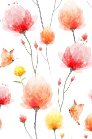 大花印花花型图片