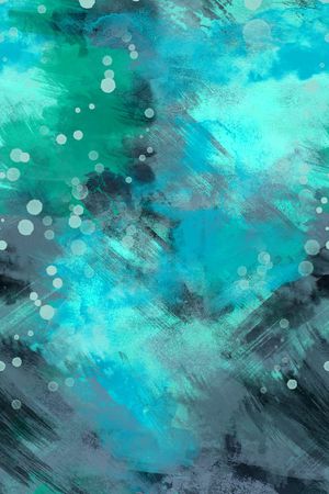 原创大牌泼墨印花花型图片