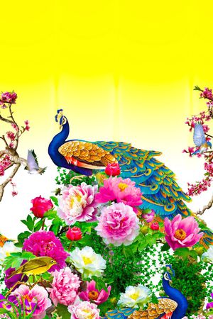 花卉印花花型图片
