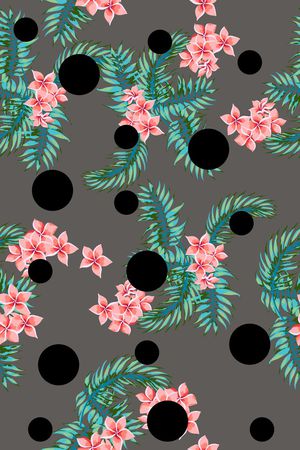 波点印花花型图片