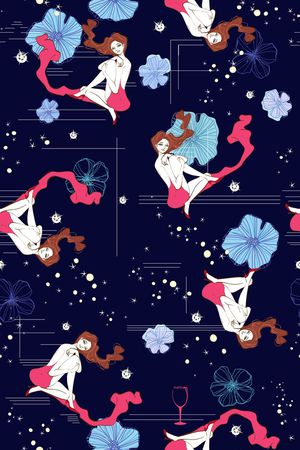 休闲风印花花型图片