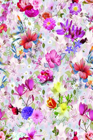 小碎花印花花型图片