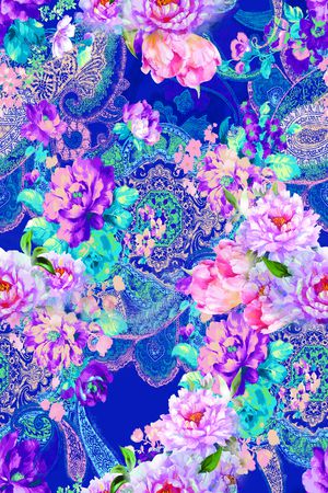 几何印花花型图片