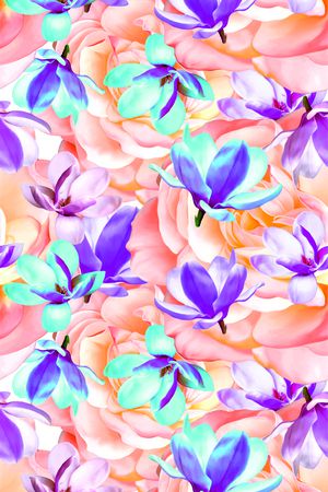 beautyful印花花型图片