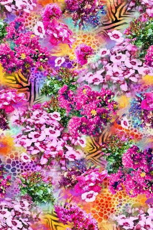 花卉印花花型图片