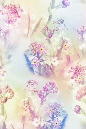 花瓣印花花型图片