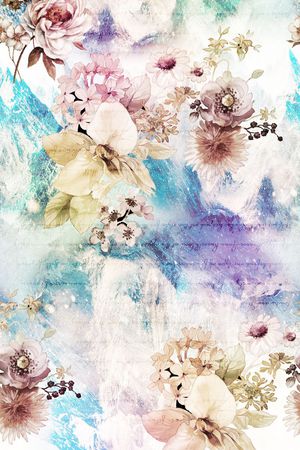 山水印花花型图片