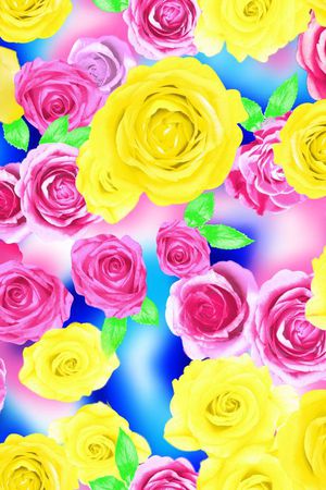 大牌印花花型图片