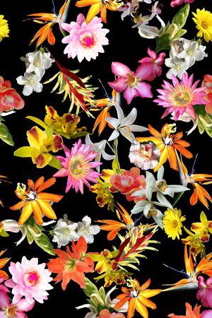 小碎花印花花型图片