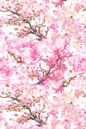 sakura印花花型图片