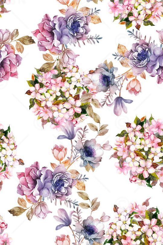 花团印花花型图片