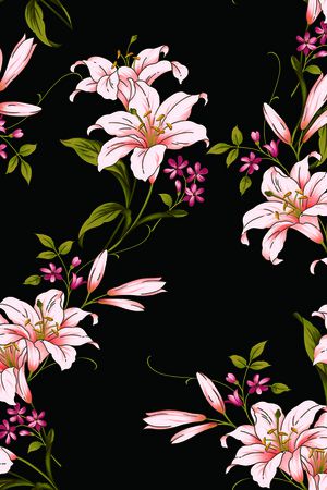 2017年女装新花卉印花花型图片