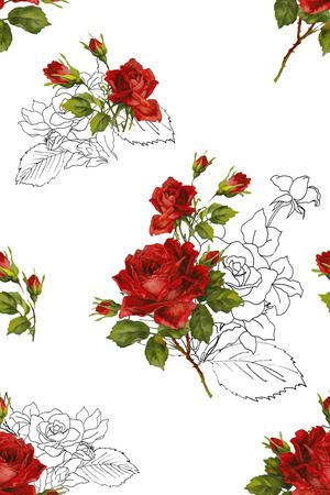 花朵印花花型图片