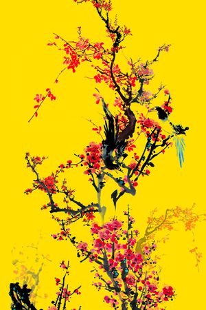 中国风印花花型图片