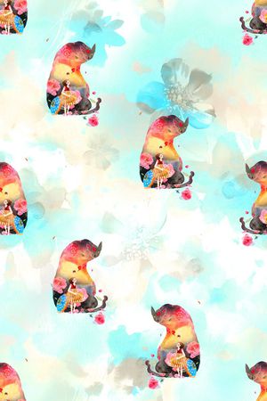 流行时尚印花花型图片
