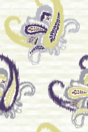 佩斯利印花花型图片