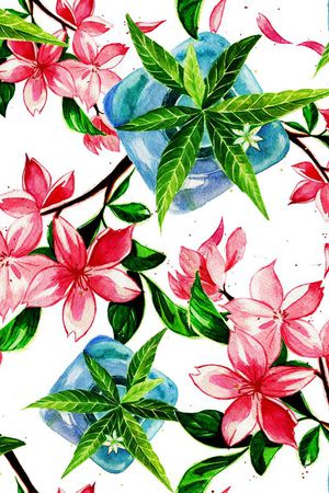 热带印花花型图片