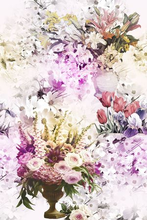 花瓣印花花型图片