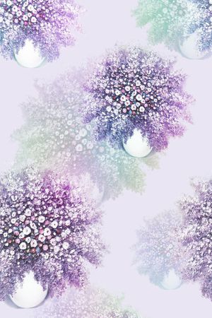 小碎花印花花型图片