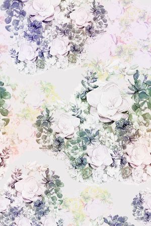花瓣印花花型图片