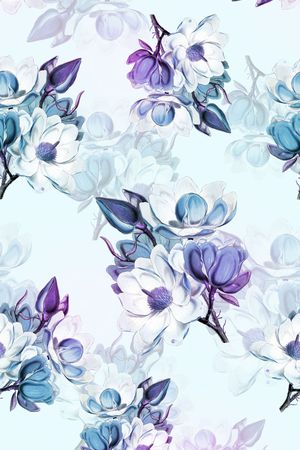 花朵印花花型图片