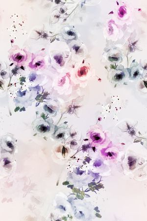 花瓣印花花型图片