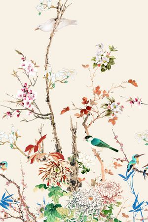 中国风印花花型图片