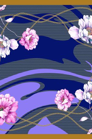 几何印花花型图片
