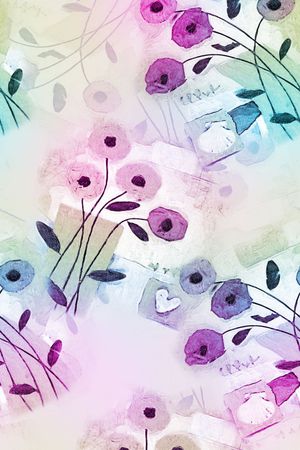 小碎花印花花型图片