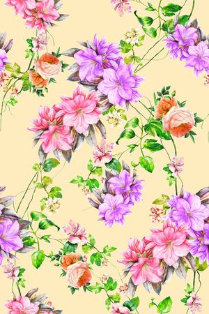 小清新印花花型图片