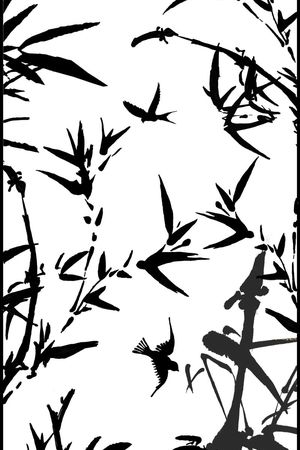 中国风印花花型图片