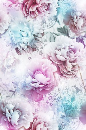 花朵印花花型图片