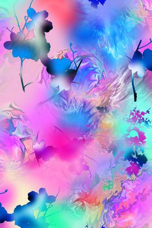 云纹印花花型图片