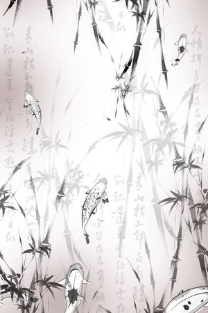 中国风印花花型图片