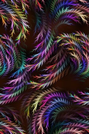 抽象印花花型图片