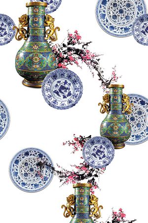 民族风印花花型图片