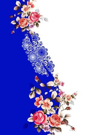 花卉印花花型图片