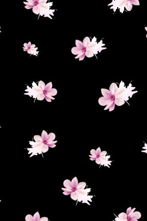 花瓣印花花型图片